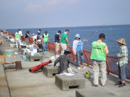 初心者釣り教室 H23 7 31 兵庫県釣針協同組合