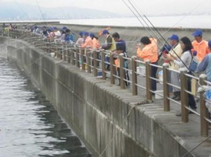 釣り大会の様子